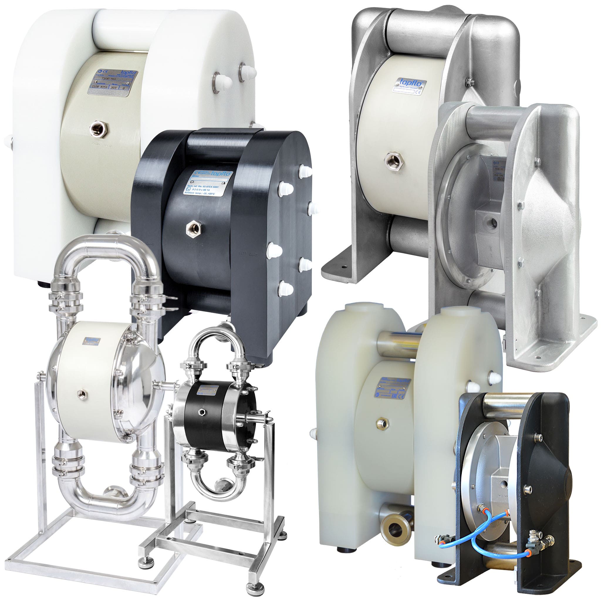 Druckluftmembranpumpen & Doppelmembranpumpen