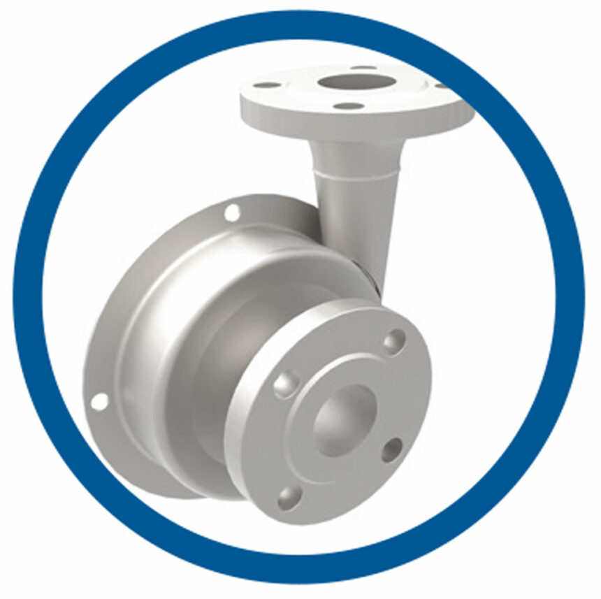 Flanschanschluss für CTI-Kreiselpumpen.