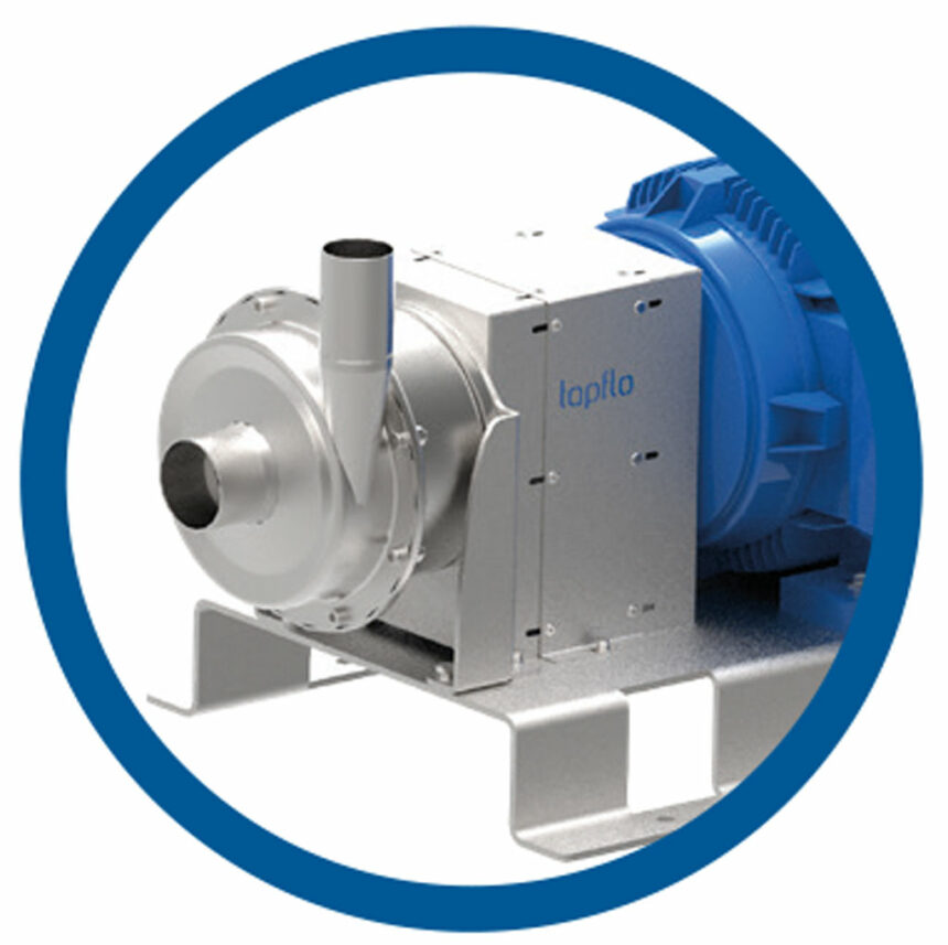 Langgekuppelte Ausführung der industriellen Kreiselpumpe CTI.