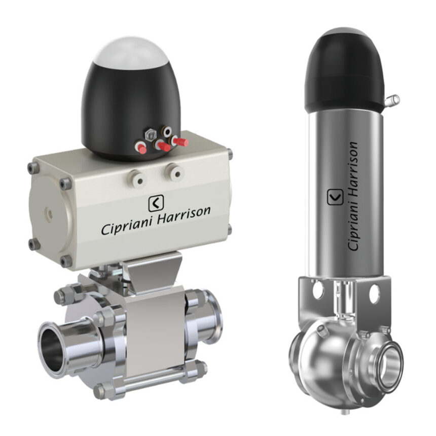 Hygienische Kugelhähne Serie 52, 53, 54, 55