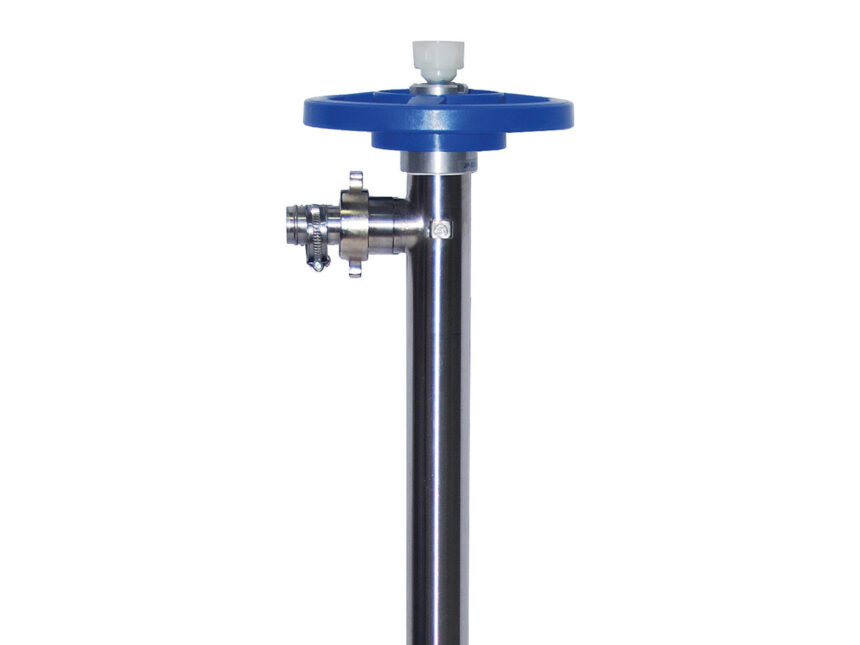 Pumpenwerk aus Edelstahl 1.4571 für Fasspumpen.